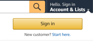 amazon sign in button