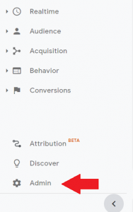 Google Analytics - Admin 